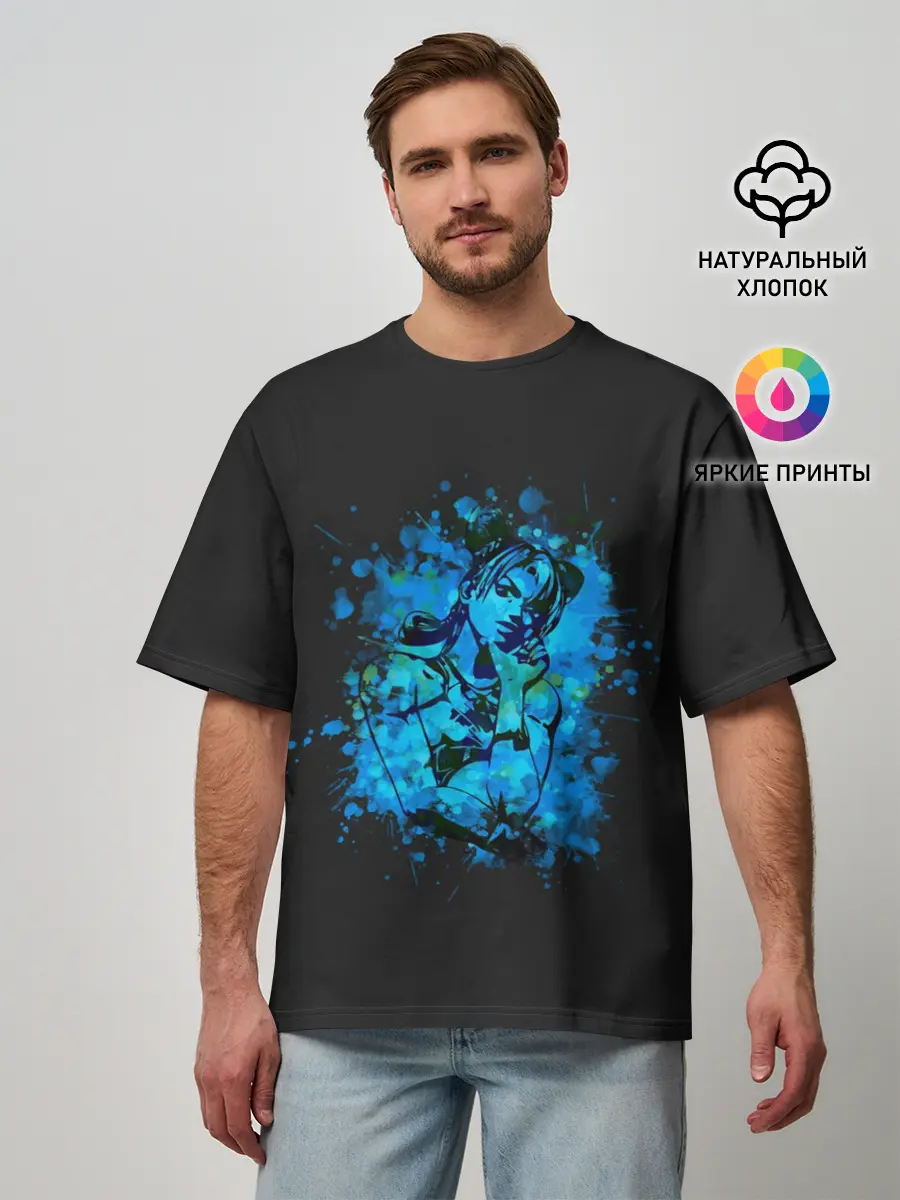 Мужская футболка оверсайз / Джолин Куджо. Джо Джо