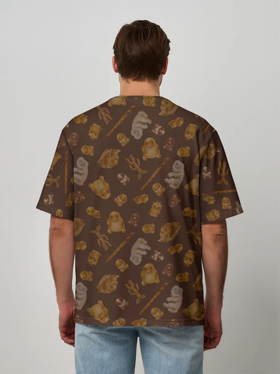 Мужская футболка оверсайз / Bowtruckle