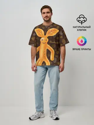 Мужская футболка оверсайз / Bowtruckle