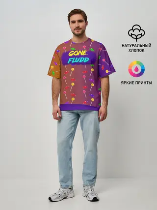 Мужская футболка оверсайз / Gone.Fludd