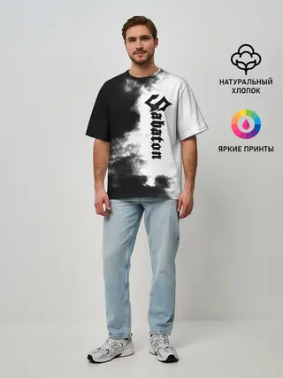 Мужская футболка оверсайз / Sabaton