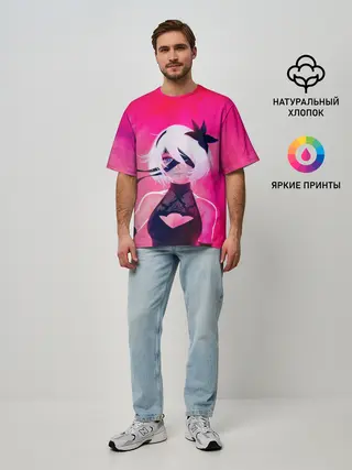 Мужская футболка оверсайз / Nier Automata | 2B