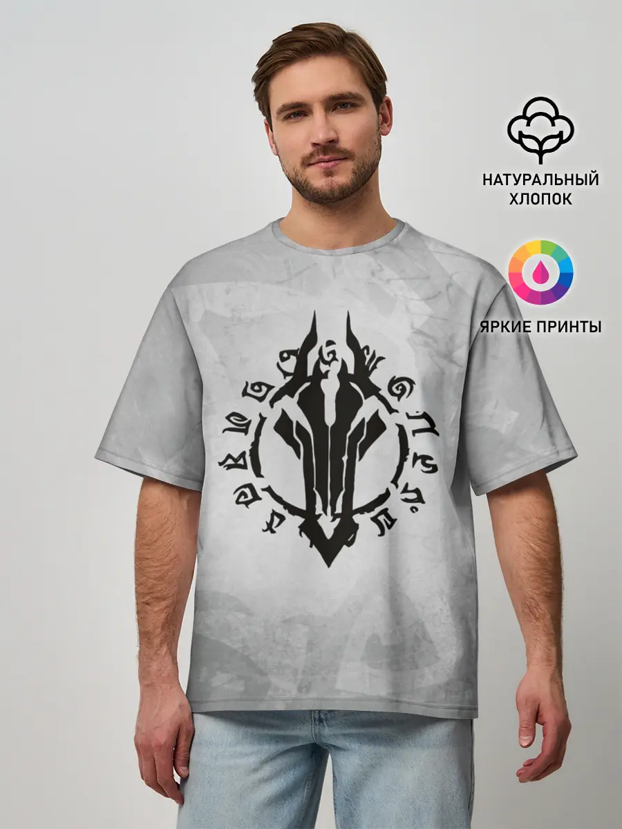 Мужская футболка оверсайз / Darksiders