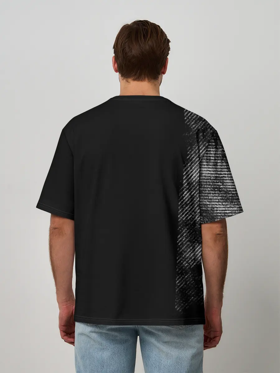 Мужская футболка оверсайз / СКРИПТОНИТ