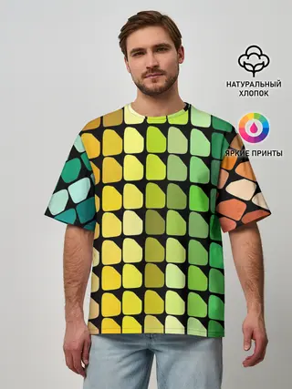 Мужская футболка оверсайз / Палитра