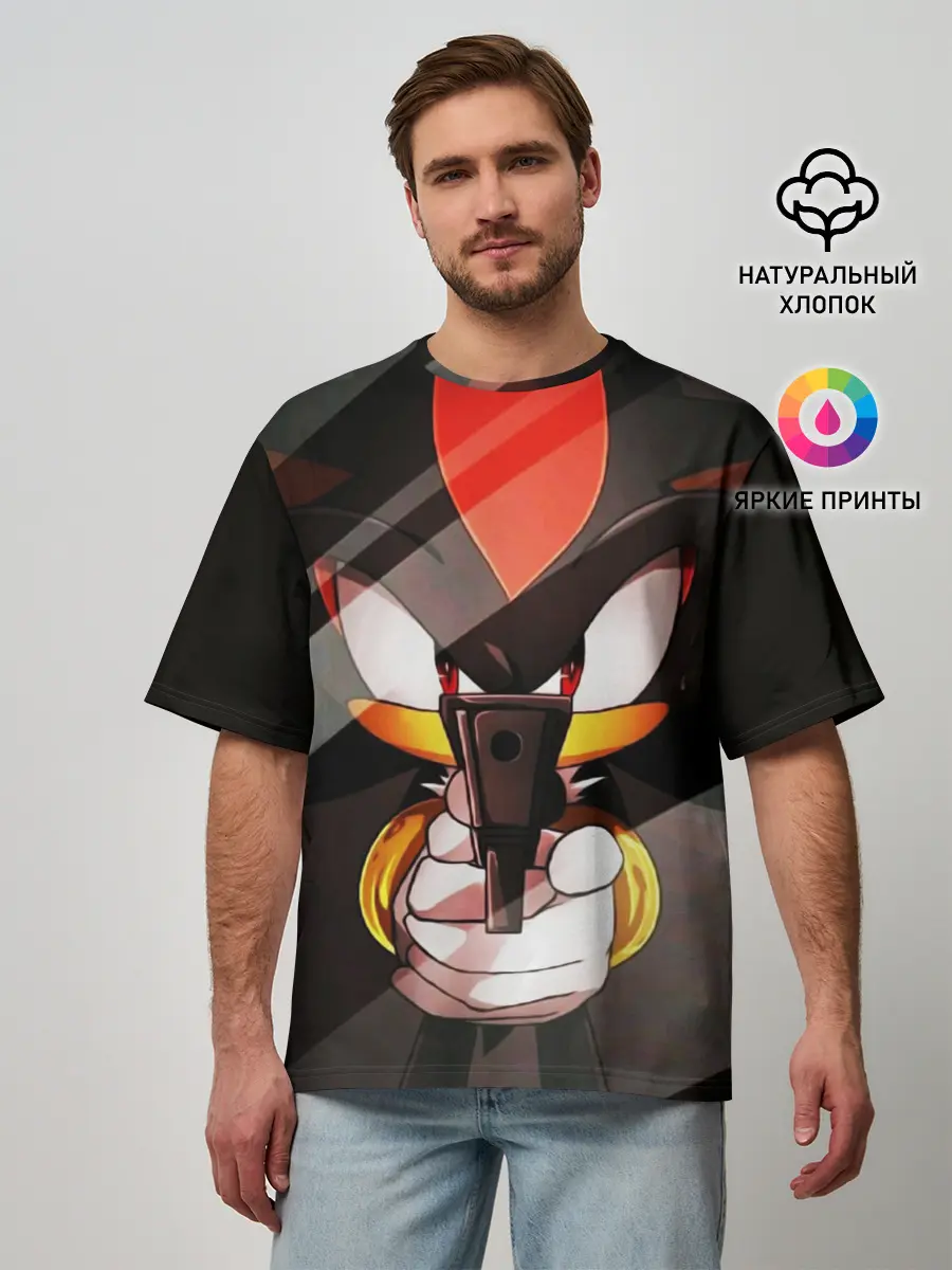 Мужская футболка оверсайз / SHADOW