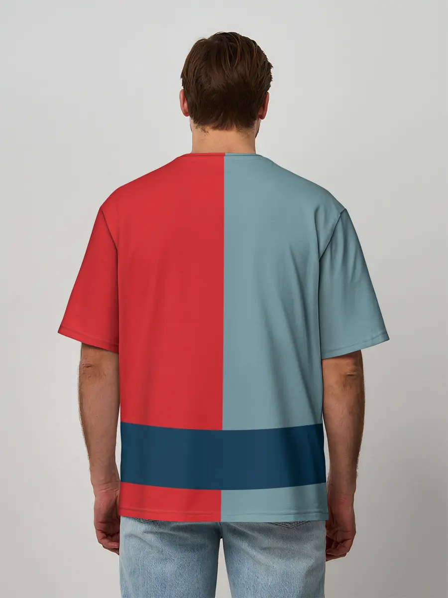 Мужская футболка оверсайз / Homer Simpson