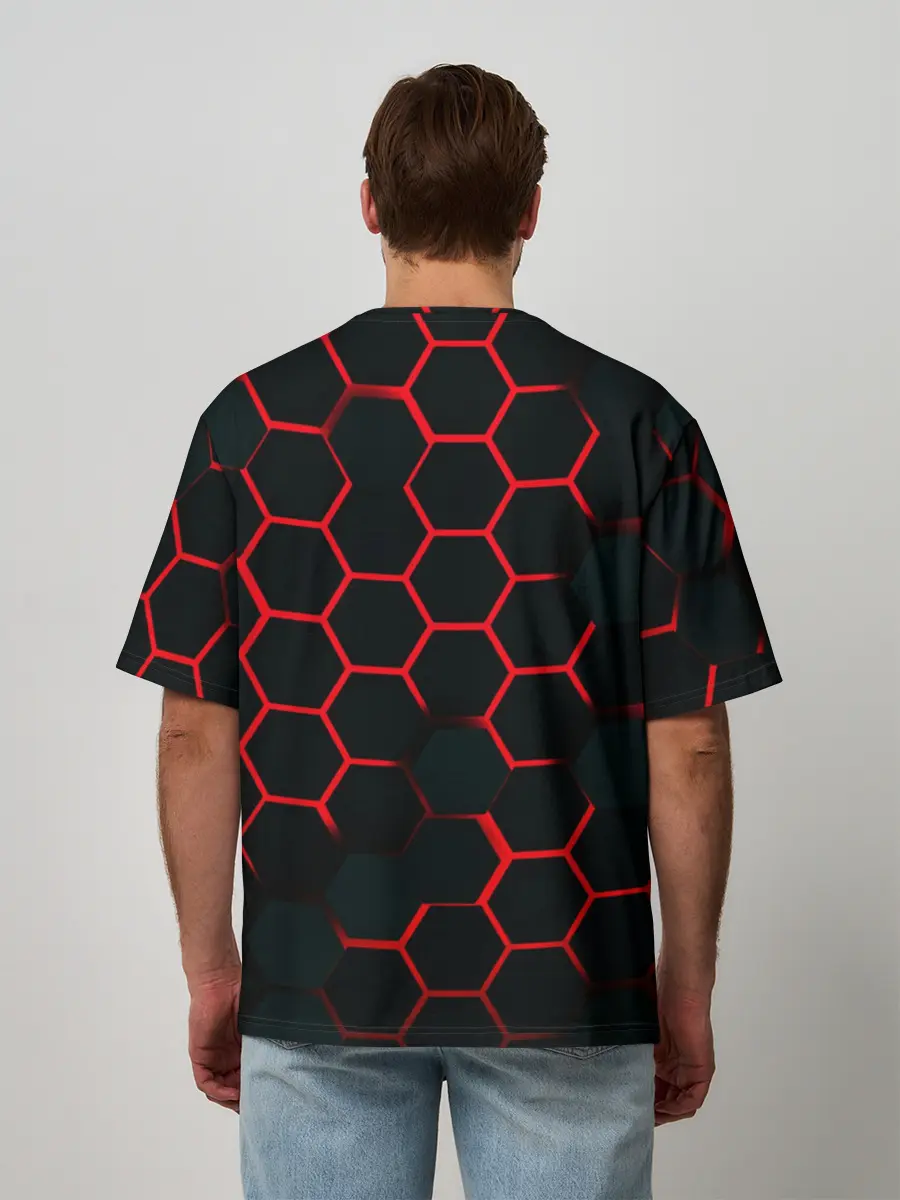 Мужская футболка оверсайз / Манчестер Юнайтед