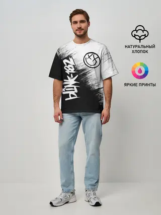 Мужская футболка оверсайз / Blink-182