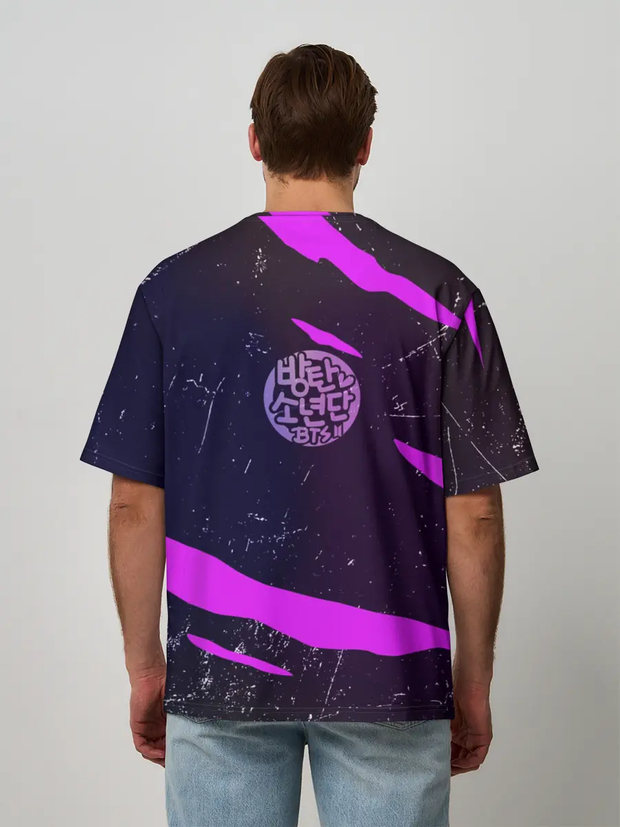 Мужская футболка оверсайз / BTS
