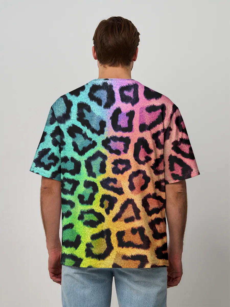 Мужская футболка оверсайз / JAGUAR GRADIENT