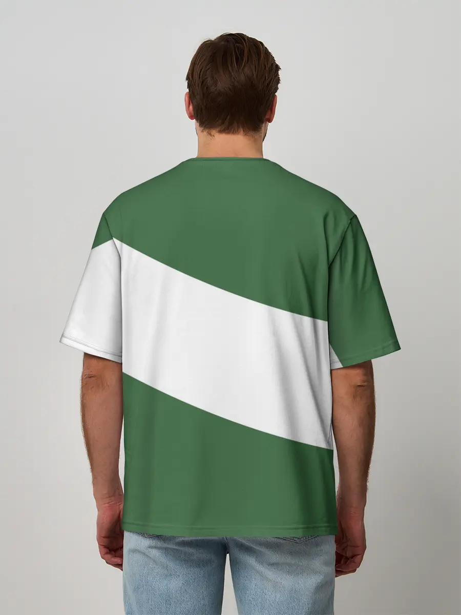 Мужская футболка оверсайз / Бостон Селтикс