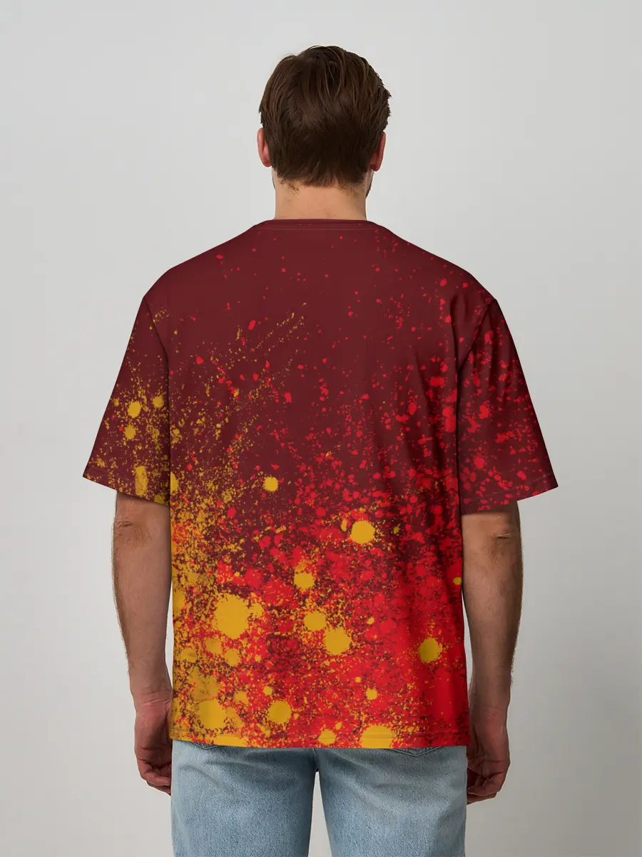 Мужская футболка оверсайз / MITSUBISHI / МИТСУБИСИ