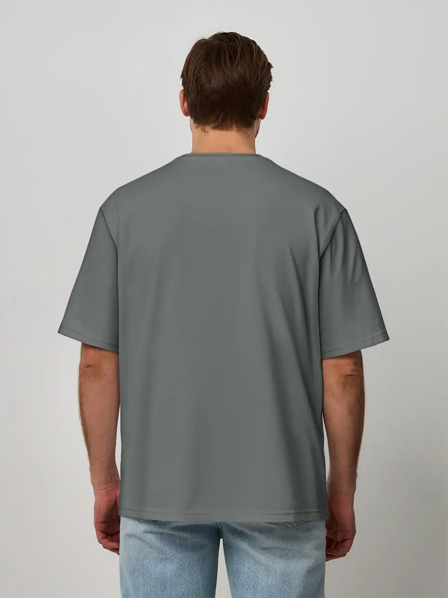 Мужская футболка оверсайз / Гейша