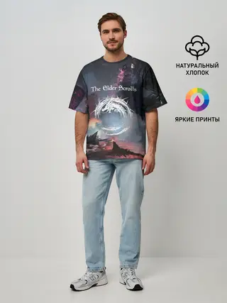 Мужская футболка оверсайз / THE ELDER SCROLLS