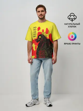 Мужская футболка оверсайз / Dorohedoro Magician Killer