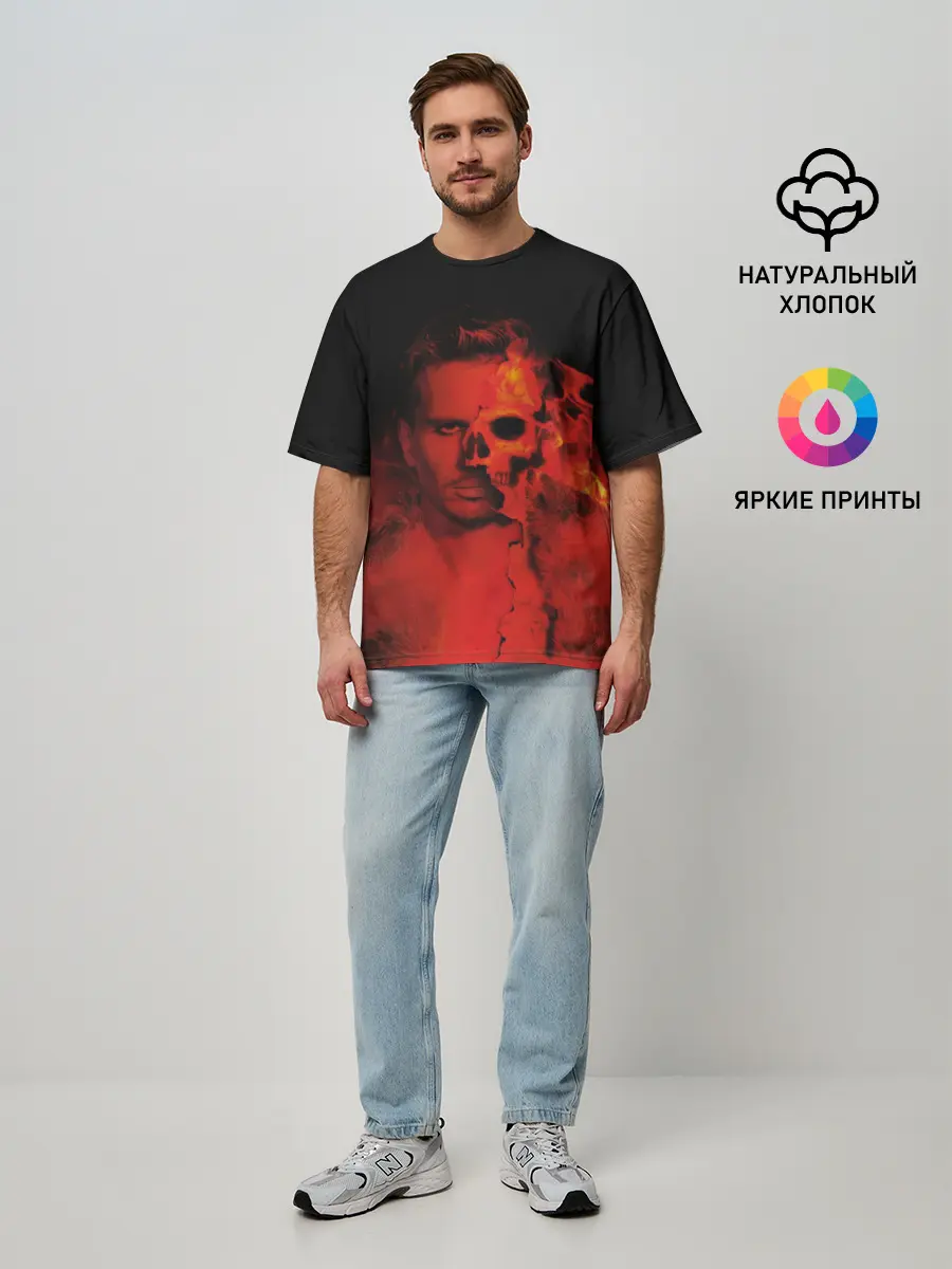 Мужская футболка оверсайз / Фая