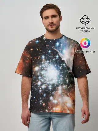 Мужская футболка оверсайз / COSMO STAR