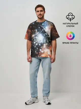 Мужская футболка оверсайз / COSMO STAR