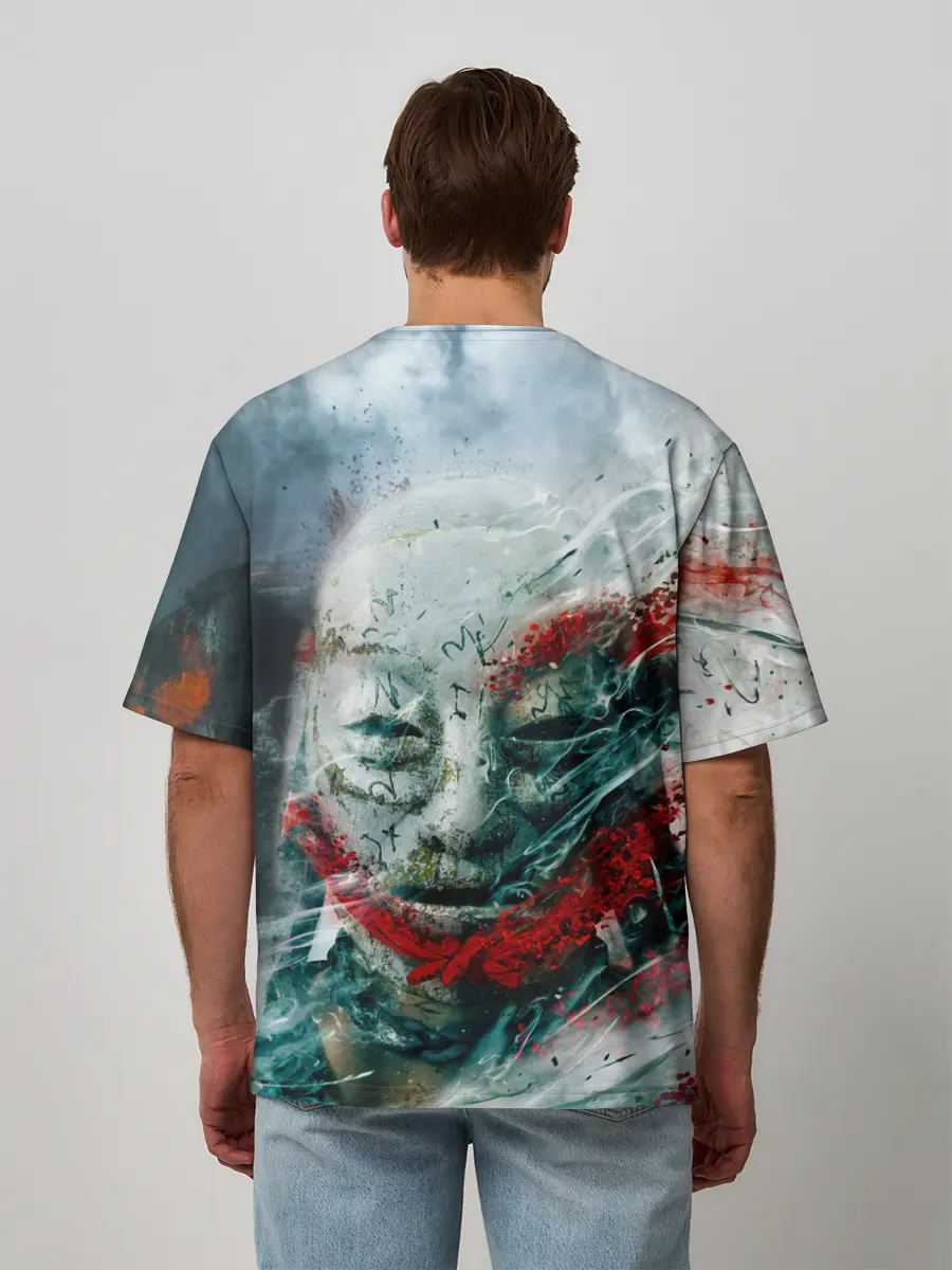 Мужская футболка оверсайз / Shadows of the Hitokiri