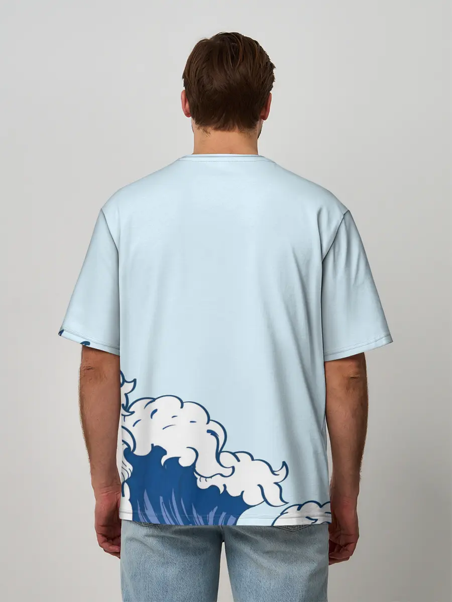 Мужская футболка оверсайз / Nautilus Pompilius океан