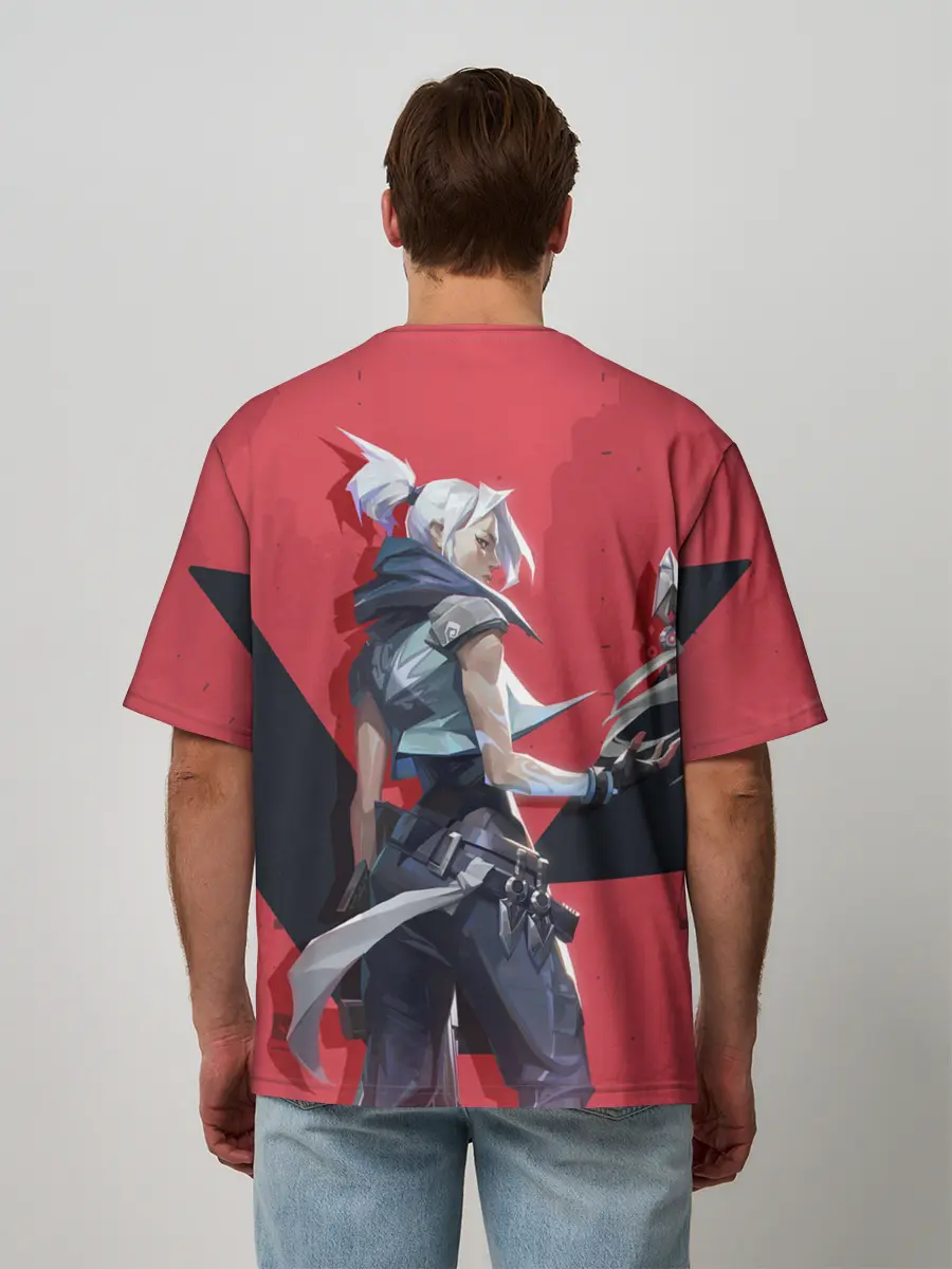 Мужская футболка оверсайз / Valorant - Riot