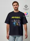 Мужская футболка оверсайз / КИБЕРПАНК | CYBERPUNK 2077