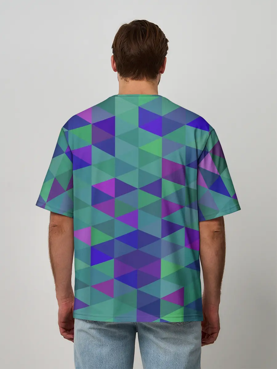 Мужская футболка оверсайз / Minecraft