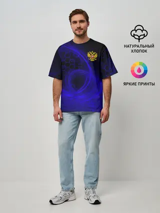 Мужская футболка оверсайз / Спорт России | Russian Sport