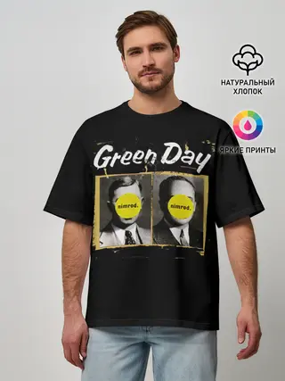 Мужская футболка оверсайз / Nimrod. Green Day