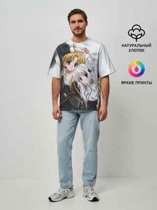 Мужская футболка оверсайз / High School