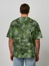 Мужская футболка оверсайз / Canvas Green Camo