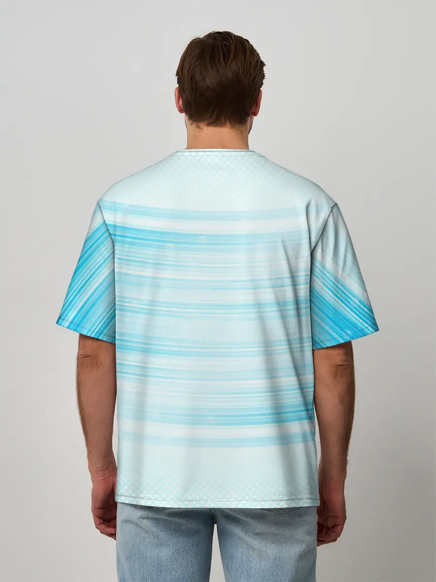 Мужская футболка оверсайз / Медузы