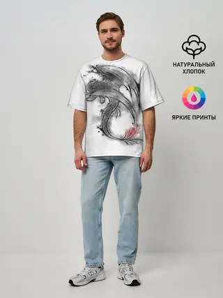 Мужская футболка оверсайз / Беззубик