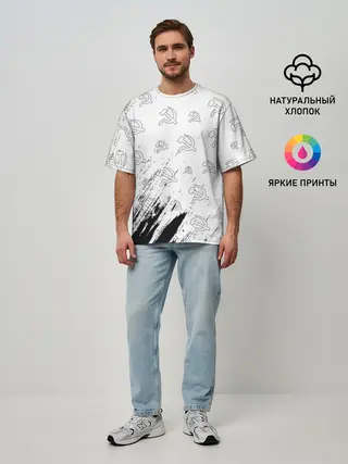 Мужская футболка оверсайз / USSR / СССР