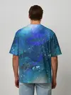Мужская футболка оверсайз / Космическое облако
