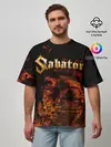 Мужская футболка оверсайз / Sabaton