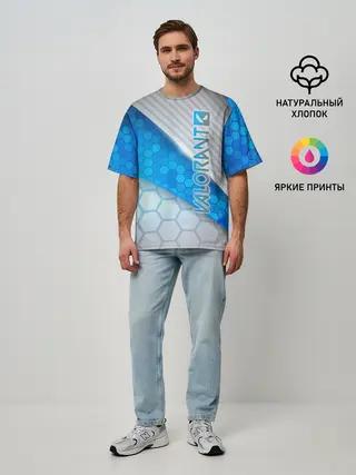 Мужская футболка оверсайз / Valorant