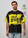 Мужская футболка оверсайз / Borussia Dortmund FC