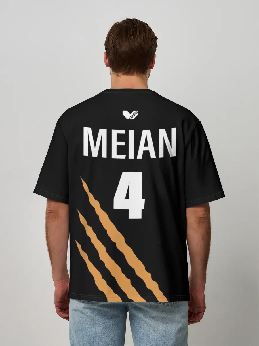 Мужская футболка оверсайз / 4 | MSBY | BLACK JACKALS