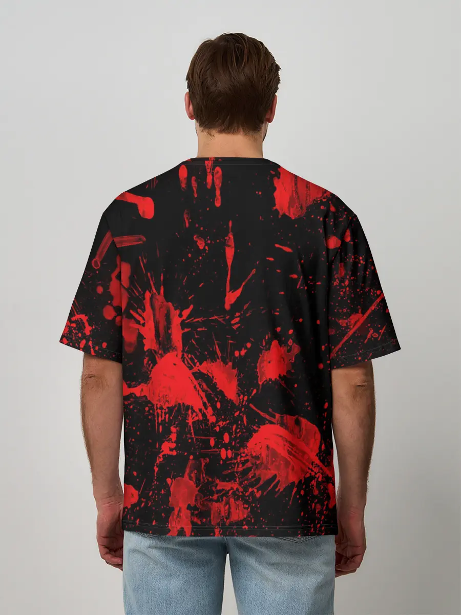 Мужская футболка оверсайз / Анархия