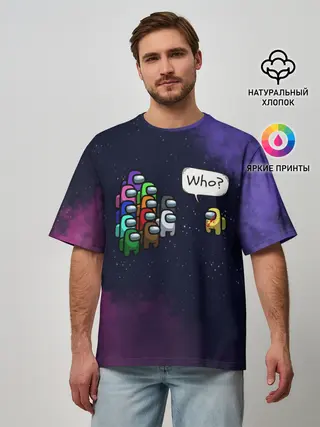 Мужская футболка оверсайз / AMONG US