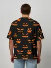 Мужская футболка оверсайз / SMILE HALLOWEEN