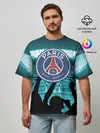 Мужская футболка оверсайз / Пари Сен Жермен