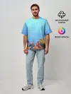 Мужская футболка оверсайз / Подводный мир