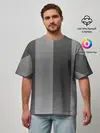 Мужская футболка оверсайз / Skin Stripes