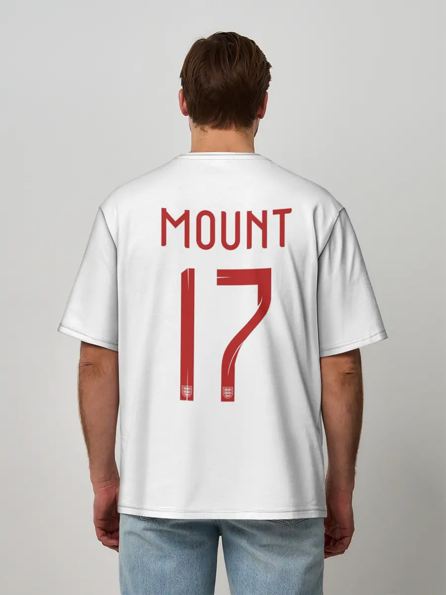Мужская футболка оверсайз / Мейсон Маунт Англия