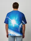 Мужская футболка оверсайз / Космос
