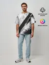 Мужская футболка оверсайз / просто краски
