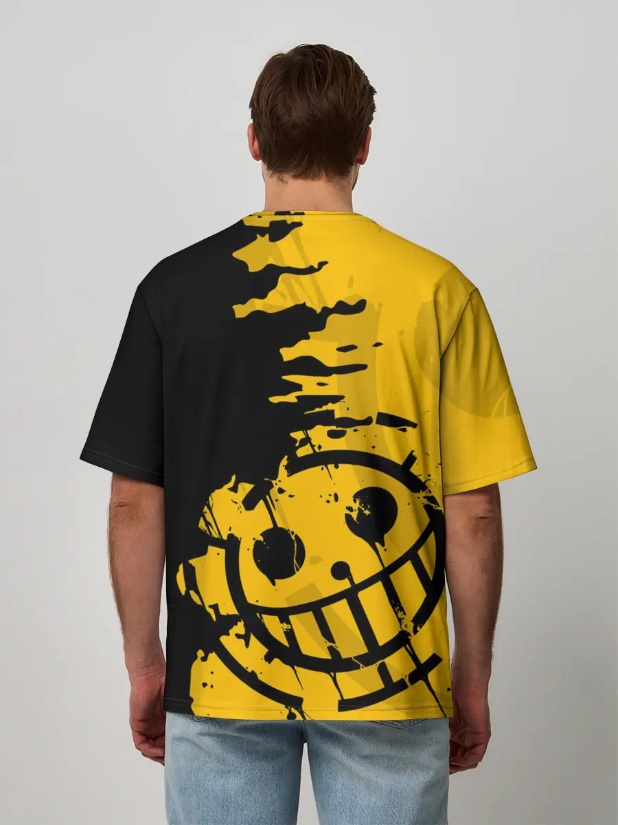 Мужская футболка оверсайз / ONE PIECE PIRATES / ПИРАТЫ